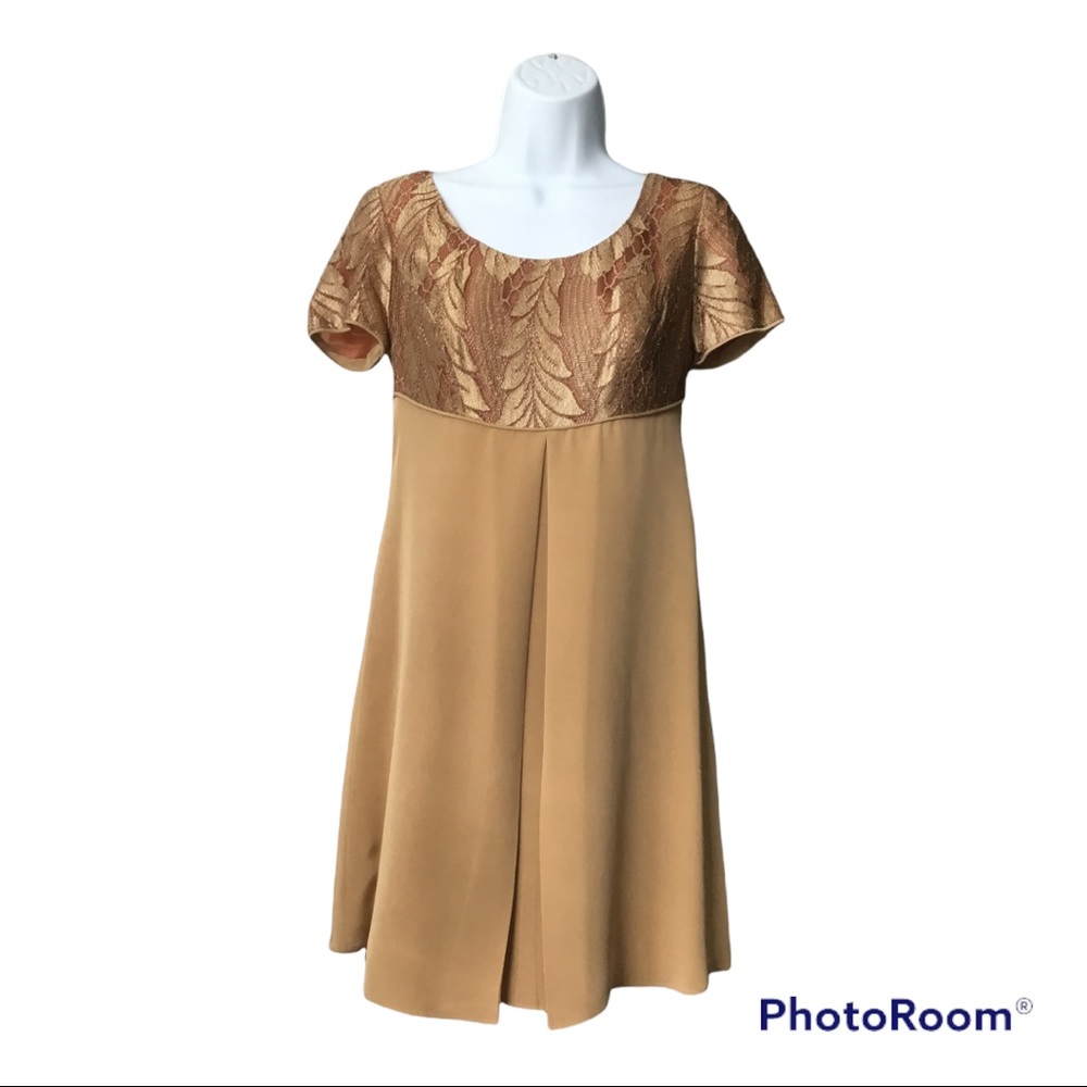 Gold Cocktail Dress